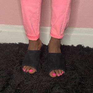 Black Heeled Sandal